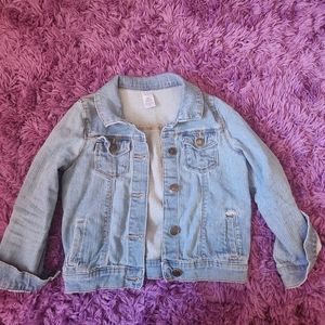 Girls carter's denim jacket size 6